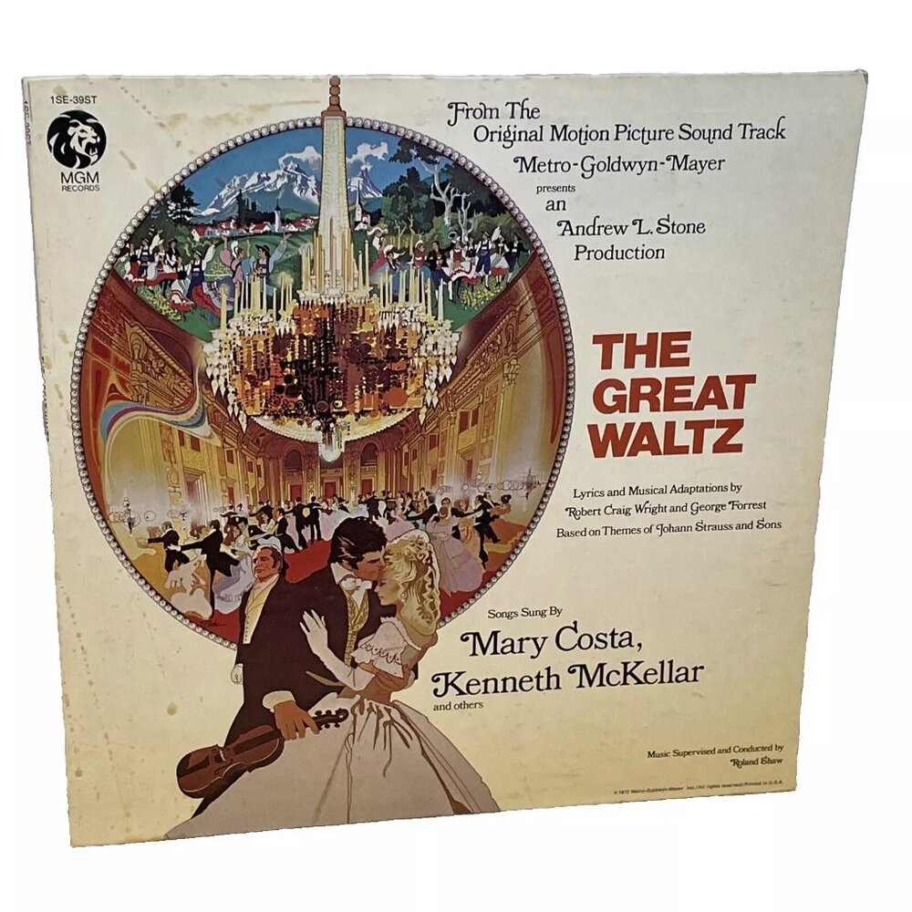 Various Artists The Great Waltz (Vinyl, 1972) MGM Records 1 SE 39 ST VG+ LP